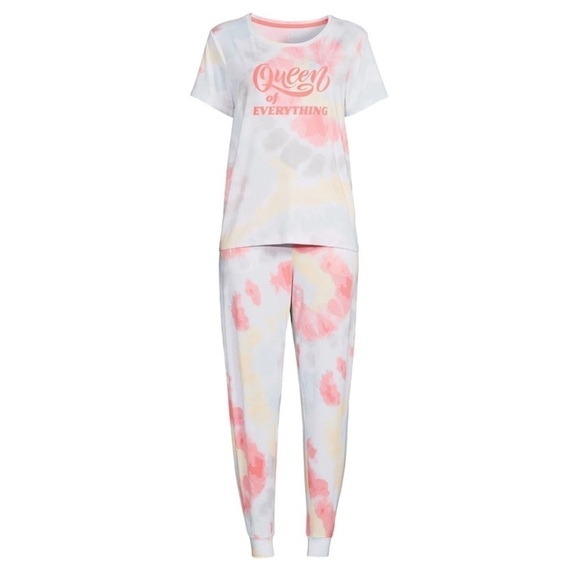 Secret Treasures Other - Secret Treasures Queen of Everything Tie Dye 2 Piece Pajama Set